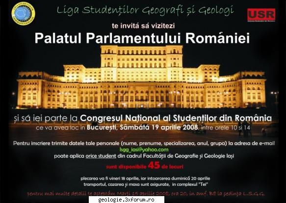 congresul natonal al din romania evenimente (concerte, piese de teatru etc.)